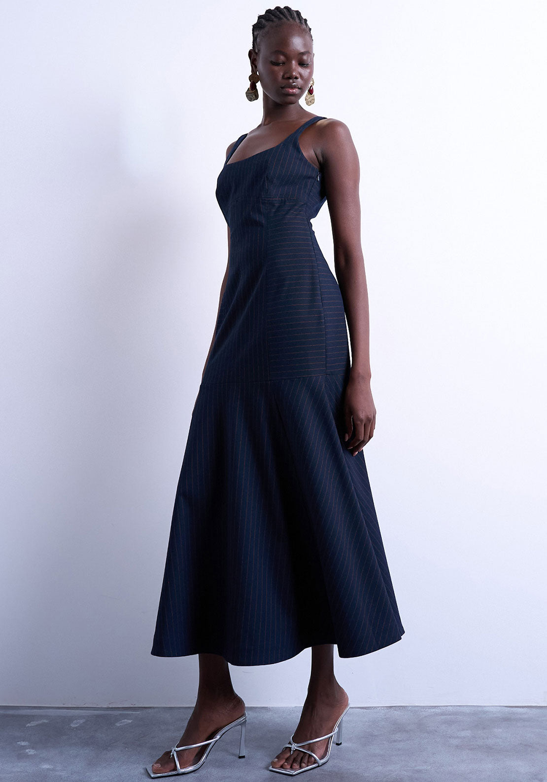 blue topshop dress Simone Square Neck Midi Dress, Navy Ladies dresses Boho Crinkle Rayon Asymmetrical 2026_Blowout_Sale The zip Color:Dress Navy