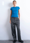TOPSHOP Faya Everday Fitted T-Shirt, Blue Sapphire