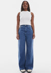 TOPSHOP Sofie Straight Leg Jeans, Medium Blue