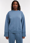 TOPSHOP Abba Wide Sleeve Sweatshirt, Blue