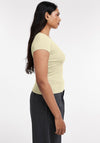 TOPSHOP Everyday Short Sleeve Top, Yellow