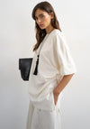 TOPSHOP Rikka Oversized Knit T-Shirt, Ivory Cream
