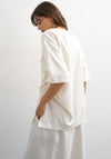TOPSHOP Rikka Oversized Knit T-Shirt, Ivory Cream