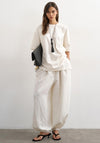 TOPSHOP Rikka Oversized Knit T-Shirt, Ivory Cream