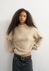 TOPSHOP Frederikke Knitted Jumper, Beige