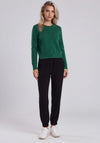 TOPSHOP Sia Knitted Button Up Cardigan, Green