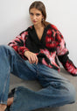 TSDIJA BRUSHED FLOWER JUMPER KNIT