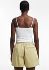 TOPSHOP Eva A-Line Shorts, Sage Green