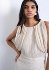 TOPSHOP Svea Mini Dress, Cream
