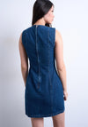 TOPSHOP Liv Denim Mini Dress, Blue