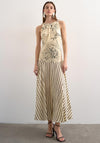 TOPSHOP Millie Patterned Maxi Dress, Cream Multi
