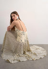 TOPSHOP Millie Patterned Maxi Dress, Cream Multi