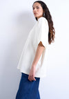 TOPSHOP Victoria Oversized Basic T-Shirt, Cream