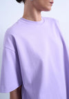 TOPSHOP Victoria Oversized Basic T-Shirt, Lilac