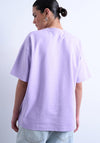 TOPSHOP Victoria Oversized Basic T-Shirt, Lilac