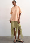 TOPSHOP Victoria Oversized Basic T-Shirt, Orange