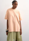 TOPSHOP Victoria Oversized Basic T-Shirt, Orange