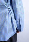 TOPSHOP Demi Oversized Shirt, Blue