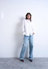 TOPSHOP Demi Oversized Shirt, White