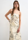 TOPSHOP Scarlet Scarf Bandeau Top, Cream