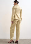 TOPSHOP Wera Wide Leg Trousers, Beige