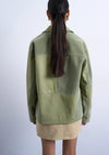 TOPSHOP Emily Patchwork Jacket, Green