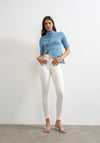 TOPSHOP Joni High Waisted Skinny Jeans, White