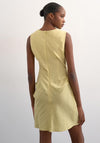 TOPSHOP Jasmin Mini Dress, Yellow