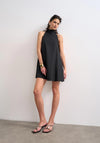 TOPSHOP Sara Halterneck Mini Dress, Black