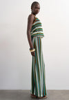TOPSHOP Ingvilid Knit Striped Maxi Skirt, Multi-Coloured