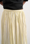 TOPSHOP Thea Pleated Maxi Skirt, Yellow