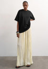TOPSHOP Thea Pleated Maxi Skirt, Yellow