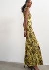 TOPSHOP Vaya Sleeveless Maxi Dress, Green Multi