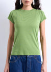 TOPSHOP Basic T-Shirt, Lime Green