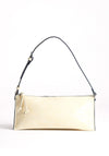 TOPSHOP Simone Reptile Print Shoulder Bag, Pale Yellow
