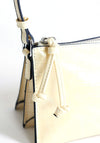 TOPSHOP Simone Reptile Print Shoulder Bag, Pale Yellow
