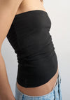 TOPSHOP Mathilda Bandeau Top, Black