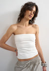 TOPSHOP Mathilda Bandeau Top, White
