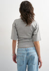 TOPSHOP Malle Drawstring Detail T-Shirt, Grey