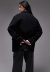 TOPSHOP Louise Oversized Blazer, Black