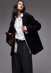 TOPSHOP Louise Oversized Blazer, Black