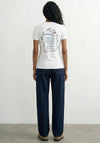 TOPSHOP Kia Everyday Mocktail Graphic Fitted T-Shirt, White