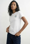 TOPSHOP Kia Everyday Mocktail Graphic Fitted T-Shirt, White