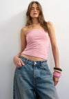 TOPSHOP Mathilda Bandeau Top, Pink