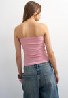 TOPSHOP Mathilda Bandeau Top, Pink