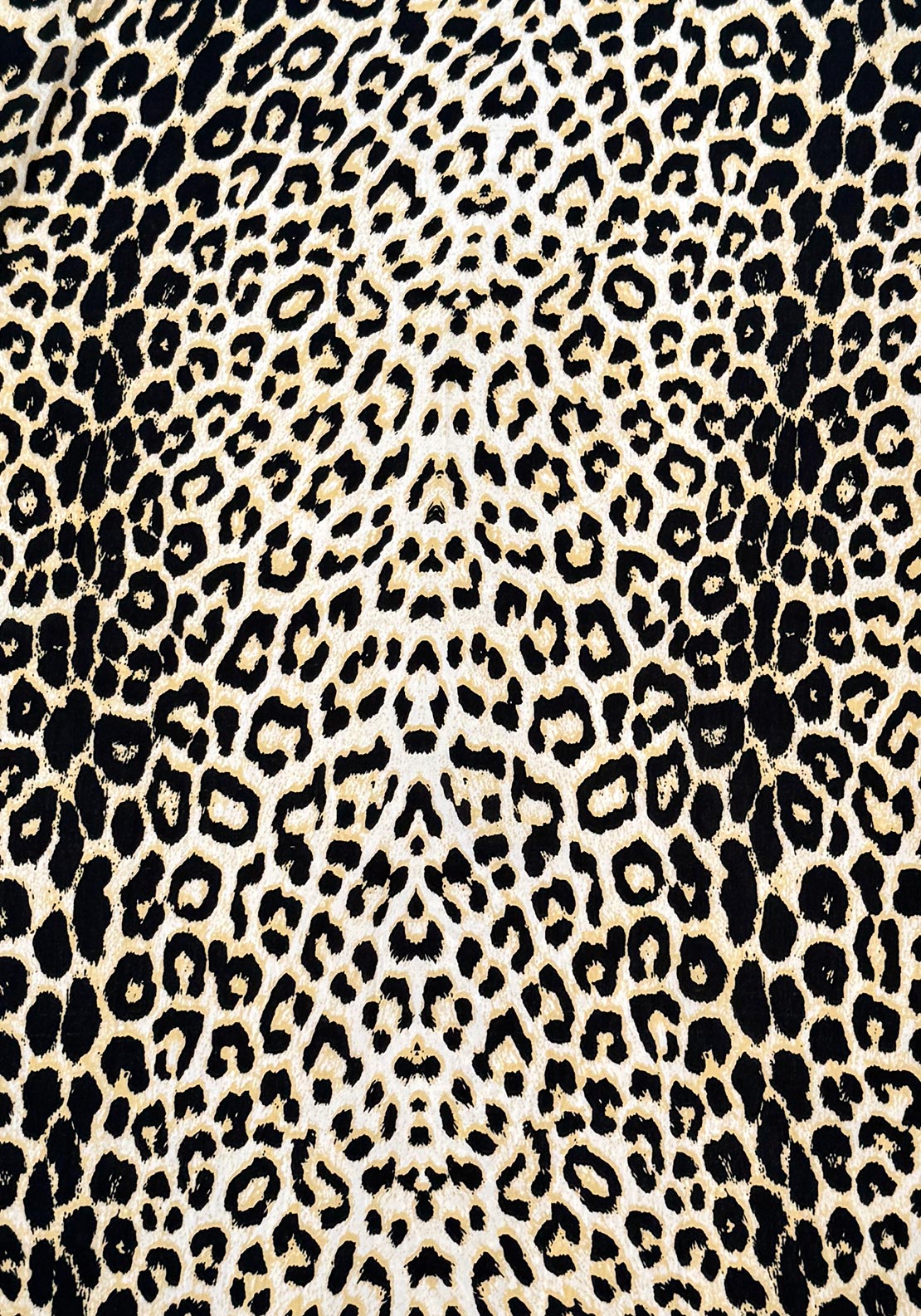 Serafina Collection Leopard Print Neck Scarf, Green