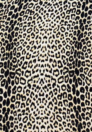 Serafina Collection Leopard Print Neck Scarf, Green