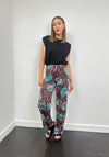 Serafina Abstract Print One Size Trousers, Multi-Coloured