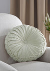 Laura Ashley Round Rosanna 35cm Cushion, Sage