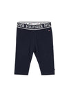 Tommy Hilfiger Baby Girl Monotype Leggings, Navy